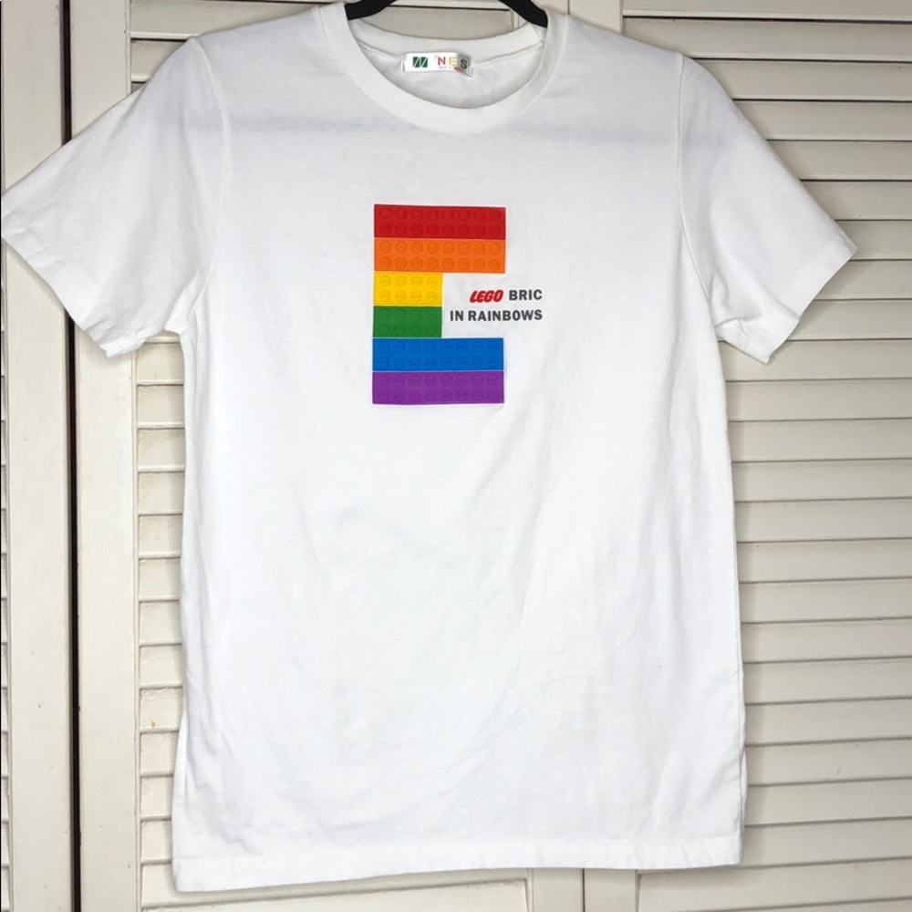 Boy LEGO tees T-shirt white unique cool vintage